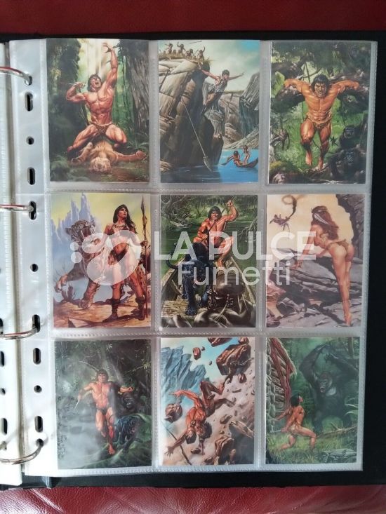 jOE JUSKO'S EDGAR RICE BURROUGHS COLLECTION FANTASY ART TRADINGS CARD  SERIE COMPLETA