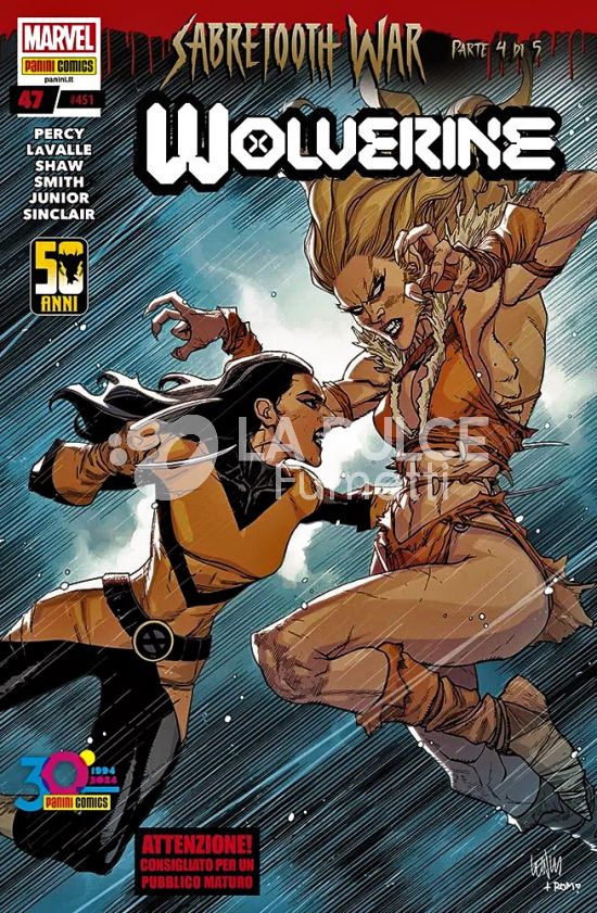 WOLVERINE #   451 - WOLVERINE 47 - SABRETOOTH WAR 4 (DI 5)