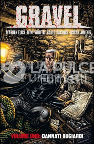 100% PANINI COMICS - GRAVEL 1/5 COMPLETA nuovi