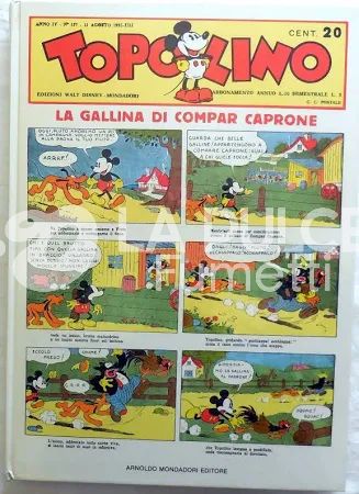 TOPOLINO RACCOLTA #     9 (RACCOGLIE TOPOLINO GIORNALE 137/153) - 1A RISTAMPA