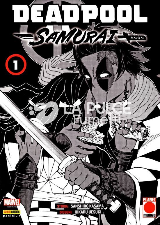 MANGA RUN - DEADPOOL SAMURAI 1/3 COMPLETA NUOVI
