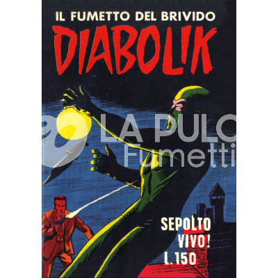 DIABOLIK ANASTATIKA #     8 + FASCICOLO: SEPOLTO VIVO !