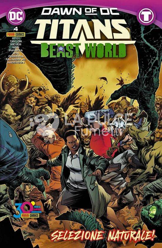 DC CROSSOVER #    39 - TITANS: BEAST WORLD 4 - DAWN OF DC