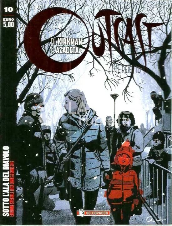 OUTCAST - IL REIETTO #    10: SOTTO L'ALA DEL DIAVOLO VARIANT  ED  LIMITED COPIA NUMERATA 160 DI 1500