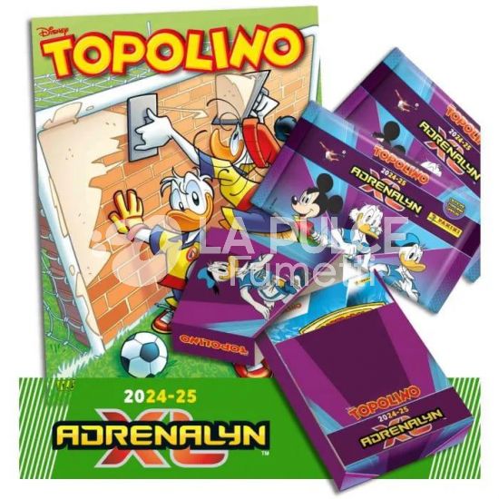 TOPOLINO LIBRETTO 3590/3593 + SERIE ADRENALYN XL  COMPLETA + RACCOGLITORE + 4 BUSTINE + 3 CARD LIMITED EDITION + GUIDA MAGAZINE + GAMEBOARD