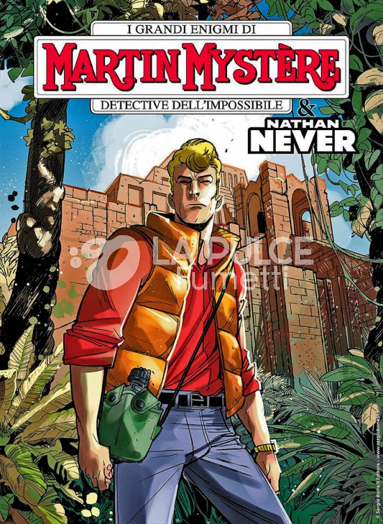 MARTIN MYSTERE #   417: CROSSOVER - MARTIN MYSTERE/NATHAN NEVER 2024 1 (DI 4) - VARIANT LENTICOLARE
