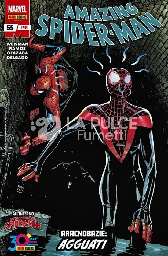 UOMO RAGNO #   855 - AMAZING SPIDER-MAN 55 + PACCHETTO FIGURINE MARVEL
