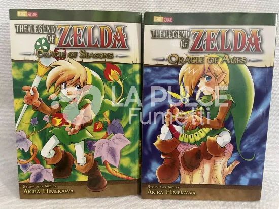 THE LEGEND OF ZELDA: ORACLE SEASON +ORACLE OF AGE 1/2 COMPLETA  NUOVI IN INGLESE