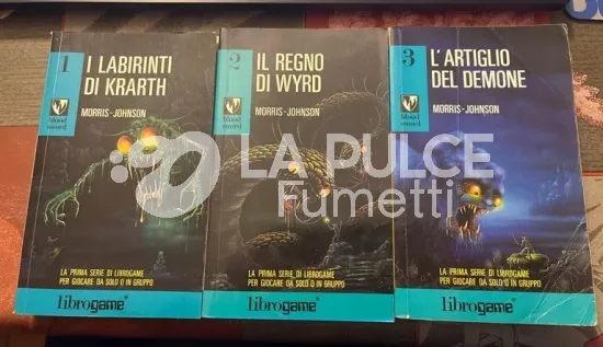 BLOOD SWORD SAGA 1/5 COMPLETA LIBRO GAME 1A EDIZIONE
