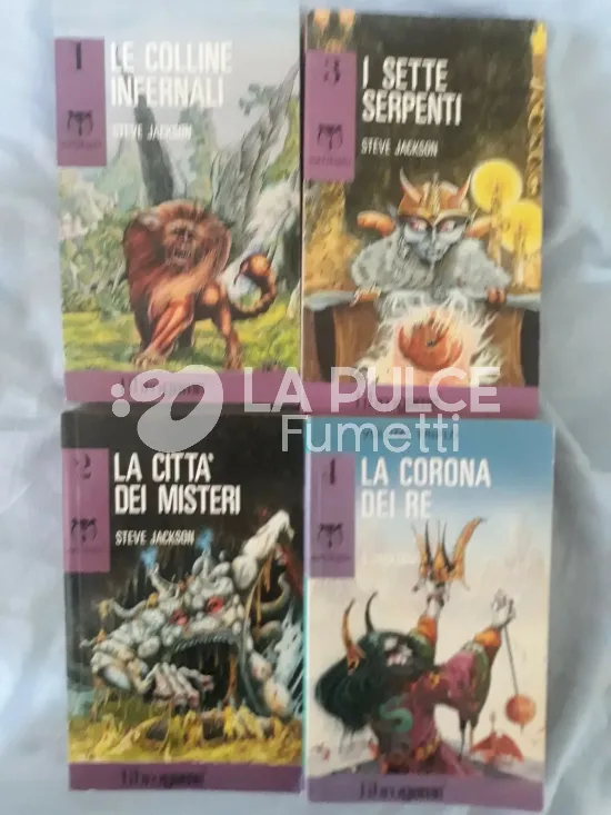 SORTILEGIO  SAGA 1/4 COMPLETA LIBRO GAME OTTIMI