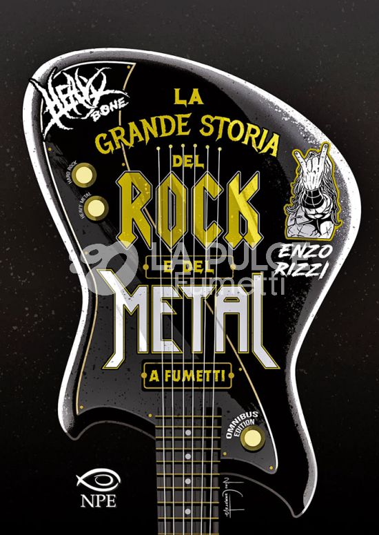 LA GRANDE STORIA DEL ROCK E DEL METAL A FUMETTI - BROSSURATO