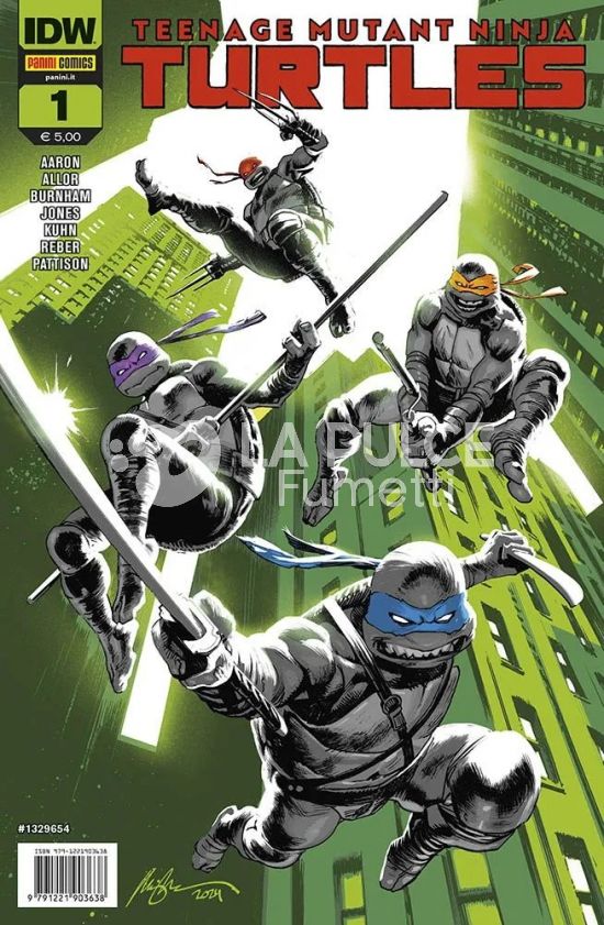 TEENAGE MUTANT NINJA TURTLES - 2A SERIE #     1