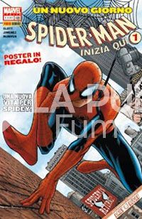 UOMO RAGNO 489/498 - SPIDER-MAN  1/10 - UN NUOVO GIORNO +POSTER MANCA N 11 X MINISERIE COMPLETA