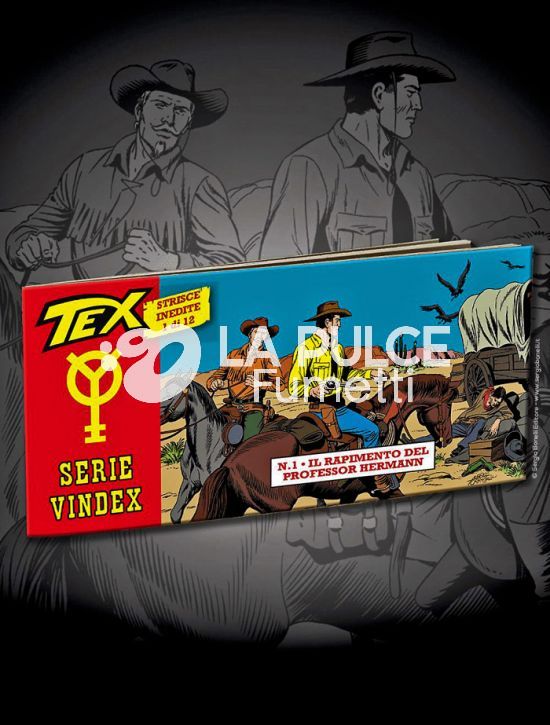 TEX STRISCIA SERIE VINDEX 1/12 SERIE COMPLETA NUOVI INEDITI