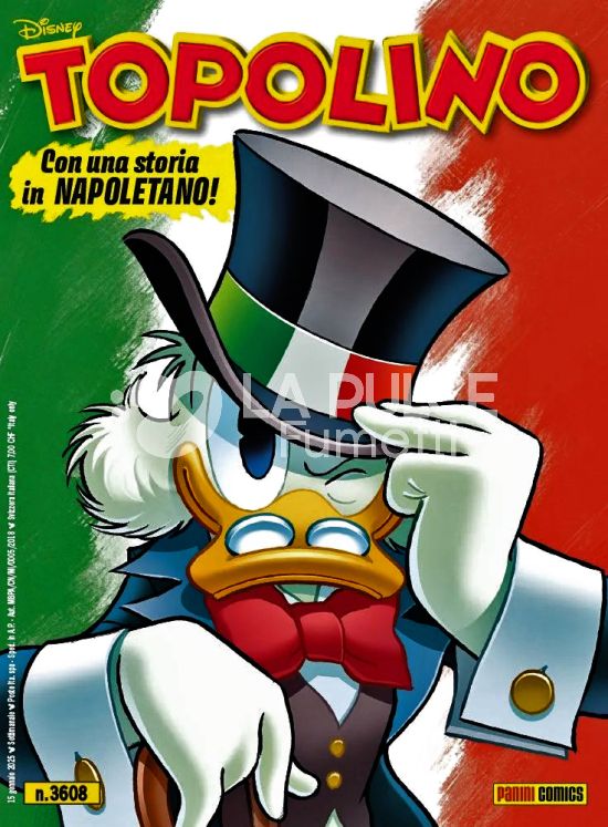 TOPOLINO LIBRETTO #  3608 - VERSIONE CAMPANIA