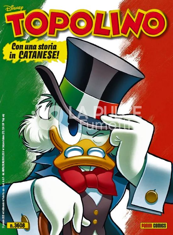 TOPOLINO LIBRETTO #  3608 - VERSIONE SICILIA