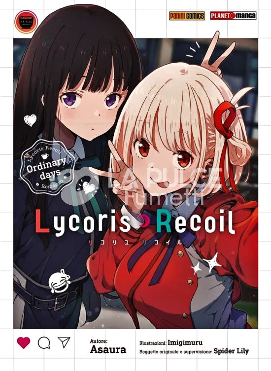 LYCORIS RECOIL: ORDINARY DAYS - LIGHT NOVEL + MINIPOSTER