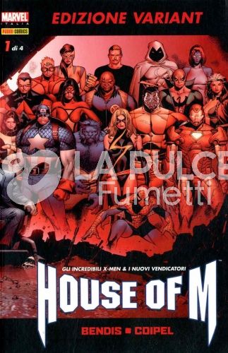 MARVEL MINISERIE  69/72 - HOUSE OF M 1/4  COMPLETA NUOVI+ 2 SPIN OFF  M MIX 72+ 87+ MM35 PRELUDIO