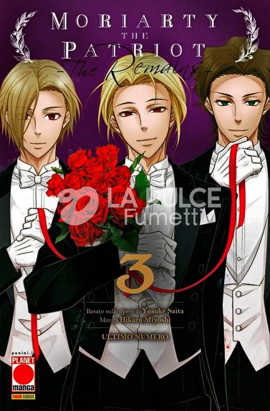 MANGA STORIE NUOVA SERIE #    96 - MORIARTY THE PATRIOT: THE REMAINS 3