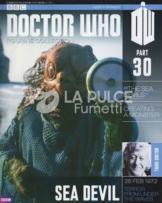 DOCTOR WHO FIGURINE COLLECTION #    30: SEA DEVIL