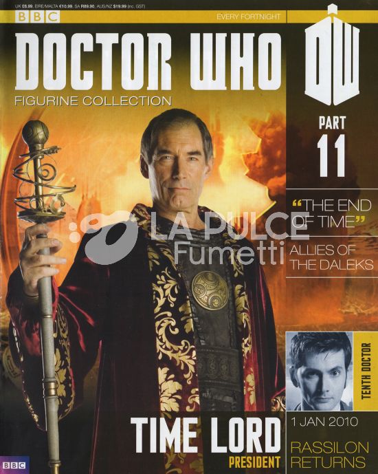 DOCTOR WHO FIGURINE COLLECTION #    11: TIME LORD PRESIDENT - RASSILON