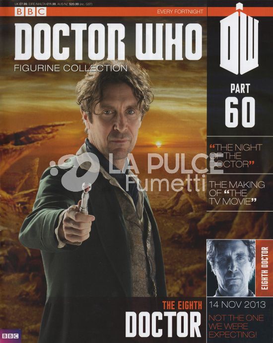 DOCTOR WHO FIGURINE COLLECTION #    60: THE EIGHTH (8TH) DOCTOR