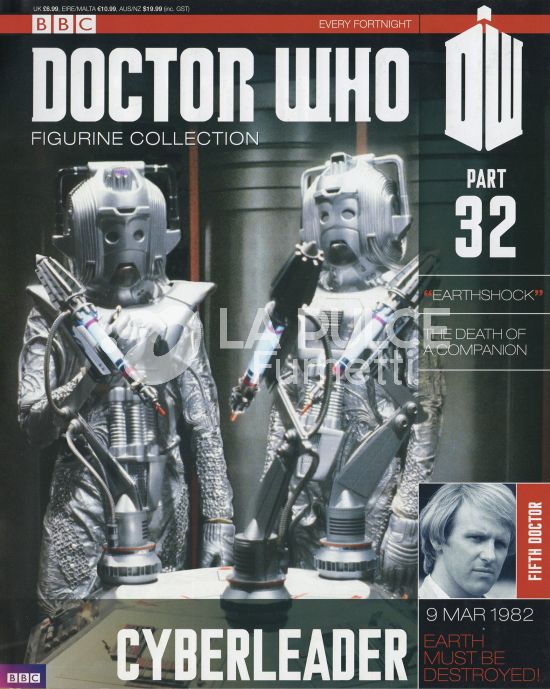 DOCTOR WHO FIGURINE COLLECTION #    32: CYBERLEADER