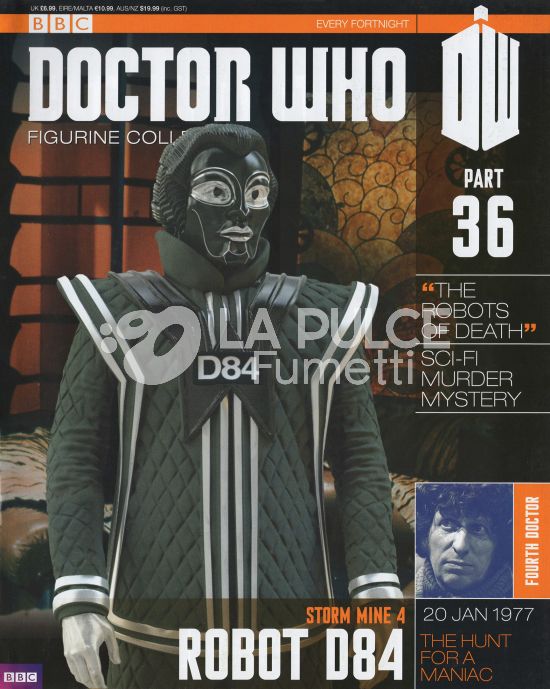 DOCTOR WHO FIGURINE COLLECTION #    36: STORM MINE 4 - ROBOT D84