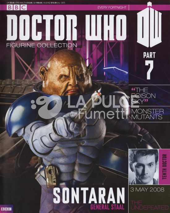 DOCTOR WHO FIGURINE COLLECTION #     7: SONTARAN - GENERAL STALL