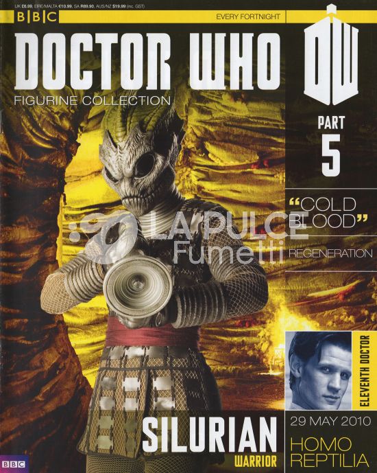 DOCTOR WHO FIGURINE COLLECTION #     5: SILURIAN WARRIOR