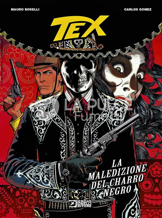 TEX STELLA D'ORO #    40 - TEX D'AUTORE ROMANZI A FUMETTI 20: LA MALEDIZIONE DEL CHARRO NEGRO