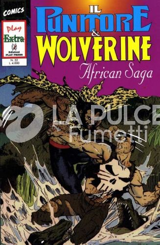 PLAY EXTRA #    32 - IL PUNITORE & WOLVERINE: AFRICAN SAGA