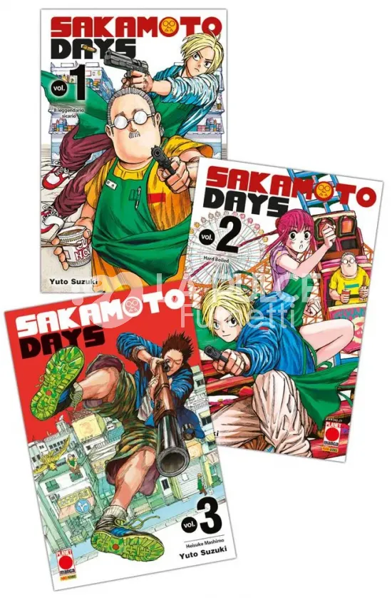SAKAMOTO DAYS STARTER PACK (CONTIENE SAKAMOTO DAYS # 1, 2, 3 + 1 CARTOLINA ESCLUSIVA)