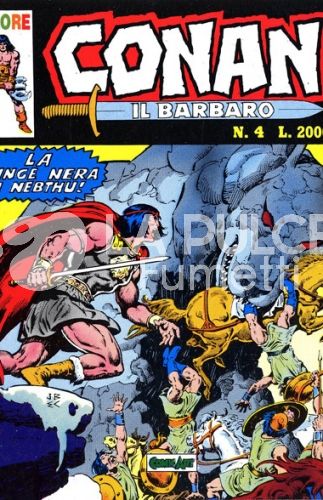 CONAN IL BARBARO COLORE #     4: IL DEMONE DEL SERPENTE PIUMATO