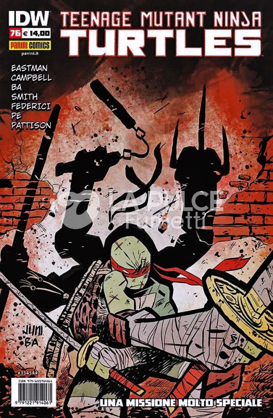 TEENAGE MUTANT NINJA TURTLES #    76
