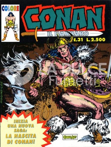 CONAN IL BARBARO COLORE #    31: NASCITA SUL CAMPO DI BATTAGLIA