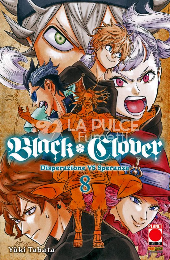 PURPLE #    21 - BLACK CLOVER 8 - 2A RISTAMPA