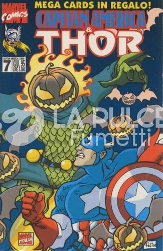 CAPITAN AMERICA E THOR #     7 - NO MEGA CARDS