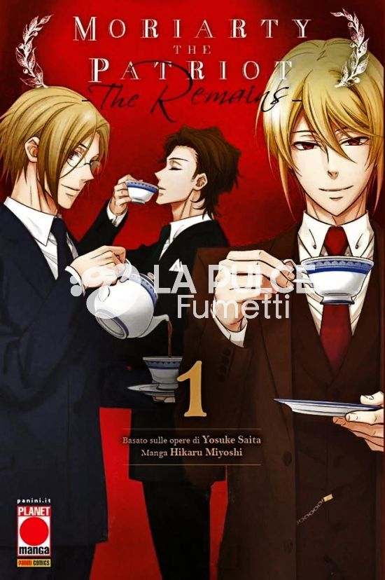 MANGA STORIE NUOVA SERIE - MORIARTY THE PATRIOT: THE REMAINS 1/3 COMPLETA NUOVI