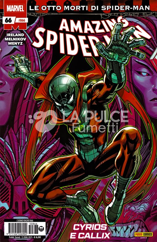 UOMO RAGNO #   866 - AMAZING SPIDER-MAN 66 - LE OTTO MORTI DI SPIDER-MAN