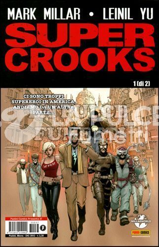 PANINI COMICS PRESENTA - SUPER CROOKS 1/2 COMPLETA NUOVI