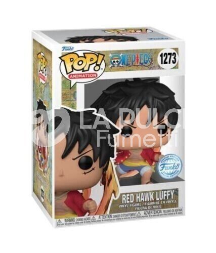 ONE PIECE: RED HAWK LUFFY - VINYL FIGURE #   1273 - POP FUNKO SPECIAL LIMITED EDITION