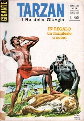 TARZAN GIGANTE PRIMA SERIE #     3