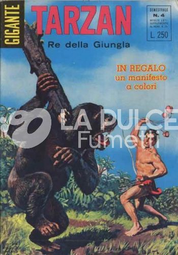 TARZAN GIGANTE PRIMA SERIE #     4