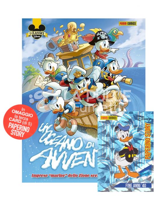 I CLASSICI DISNEY #  547 - SERIE 3 37 - UN OCEANO DI AVVENTURE + CARD PAPERINO STORY 3 (DI 5): FINE ANNI '40