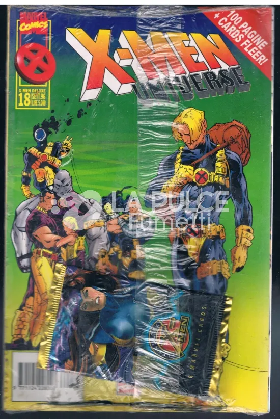 X-MEN DELUXE #    18 - X-MEN UNIVERSE  BLISTERATO + CARDS