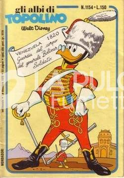 ALBI DELLA ROSA / ALBI DI TOPOLINO #  1154 + BOLLINO
