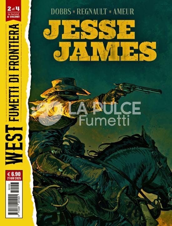 COSMO SERIE GIALLA #   153 - WEST FUMETTI DI FRONTIERA NUOVA SERIE 2 - JESSE JAMES