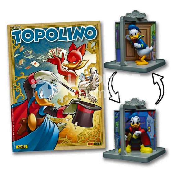 TOPOLINO LIBRETTO #  3632 + DIORAMA PAPERINO/PAPERINIK 2 (DI 2): PAPERINO