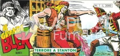 IL GRANDE BLEK - STRISCE INEDITE  PRIMA SERIE #     1: TERRORE A STENTON